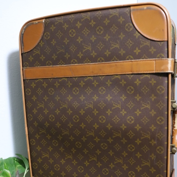 Vintage French Company Louis Vuitton Stratos 70 Monogram Suitcase Travel Bag - Picture 3 of 16